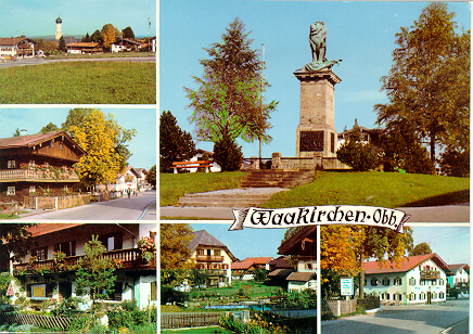 Postkarte von Waakirchen
